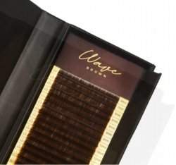 Brązowe rzęsy Wave Brown - C 0,07 9mm- BROWN Noble Lashes