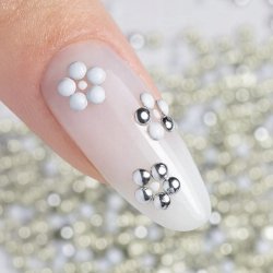 ShinePins gładkie ćwieki błyskotki ozdoby do paznokci mini NTN Nr 2 5g