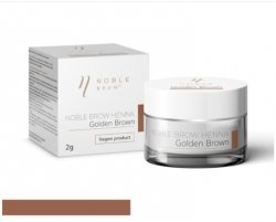 Henna pudrowa do brwi Noble Brow - Golden Brown