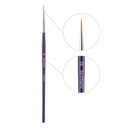 Pędzelek do brwi Creator Synthetic nr 26 cienki, fioletowa rączka