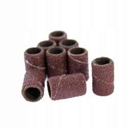 Kapturki ścierne przelotowe do pedicure gr 180