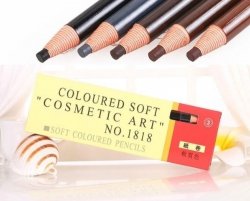 Kredka do makijażu permanentnego brwi Cosmetic art 1818-09, ciemny brąz