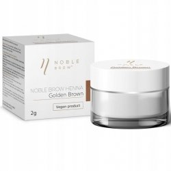 Henna do brwi pudrowa Noble Lashes golden brown 2 g