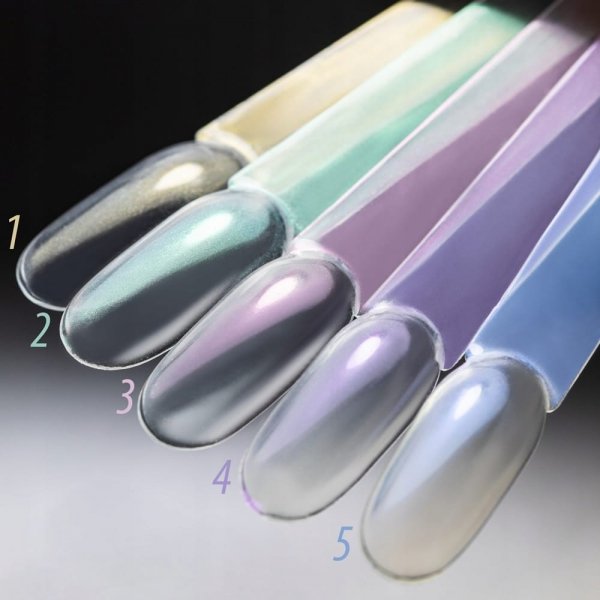 Pyłek Ozdoby Do Paznokci ALLELAC 0,3g A la Hailey Glass Effect Zielony Nr2