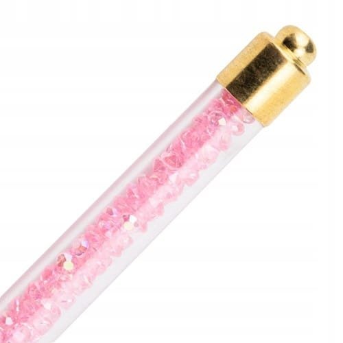 Pędzelek do żelu rozm. 6 różowo-czarny