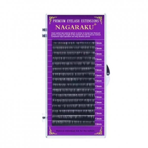 Rzęsy do przedłużania Nagaraku Mink D 0,07 12mm