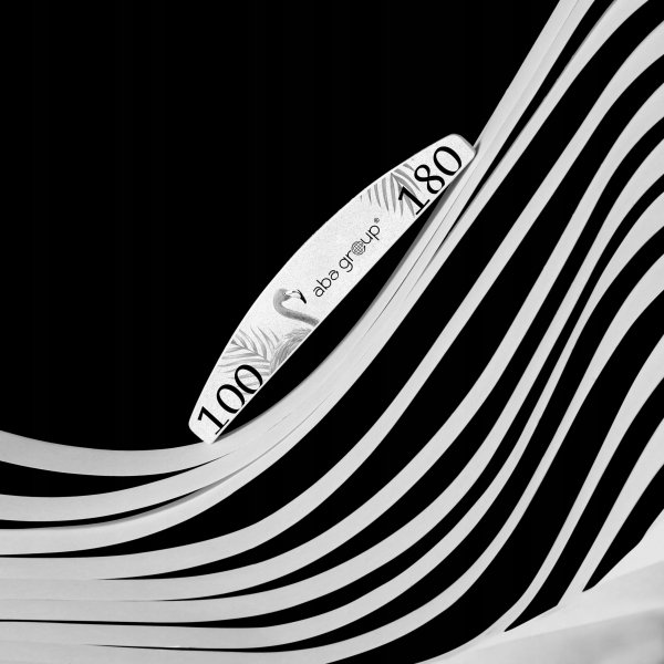 Pilnik do Paznokci 100/180 Łódka Półksiężyc Standard Folia Aba Group 25 szt