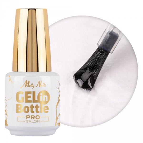 Żel w butelce wielofunkcyjny żel budujący z pędzelkiem Gel in bottle Molly Nails Pro Salon Clear 15g