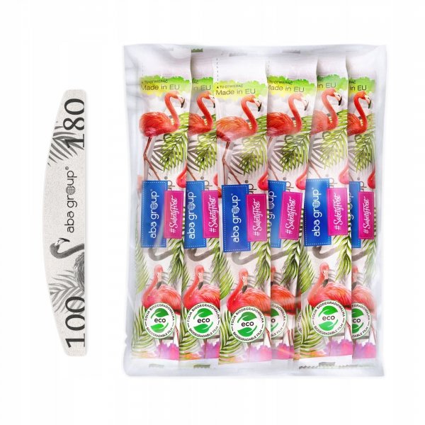 Pilnik do Paznokci 100/180 Łódka Półksiężyc Standard Folia Aba Group 25 szt