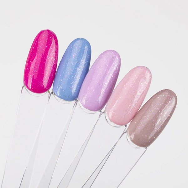 Top Hybrydowy MOLLYNAILS 10g LED/UV Sparkle Top Oh, Rio! Brokat Drobinki