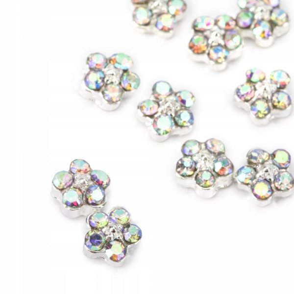 Kwiatki 3D do zdobienia paznokci Molly Nails K1124 10 szt