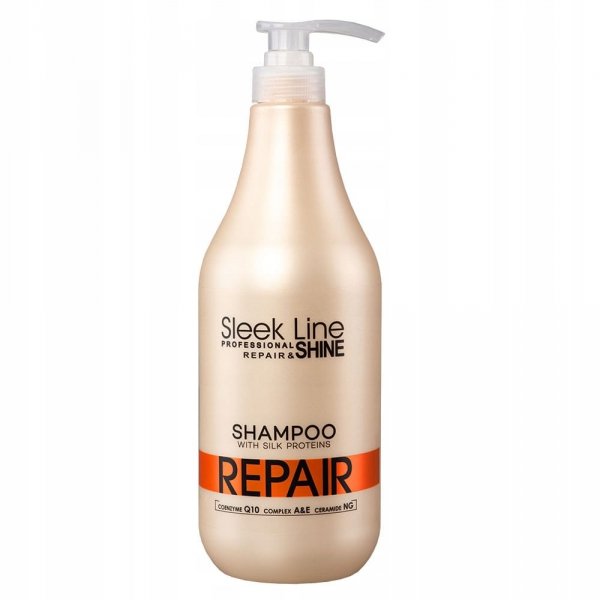 Szampon Sleek Line Repair Stapiz 1000 ml regeneracja i nawilżenie