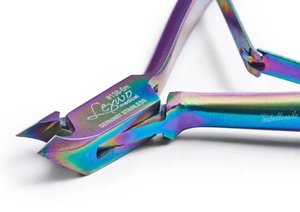 Cążki profesjonalne Lexwo do skórek multicolor 138