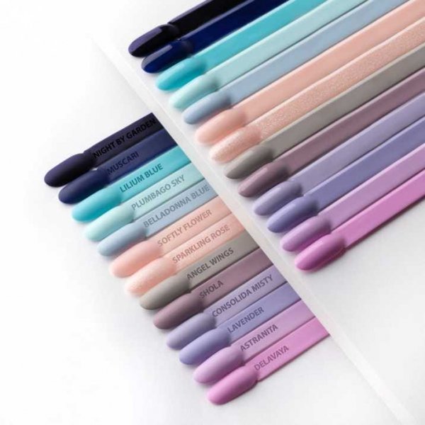 Lakier Hybrydowy Do Paznokci MOLLYNAILS 7g Bouquet Night Garden Laskovska