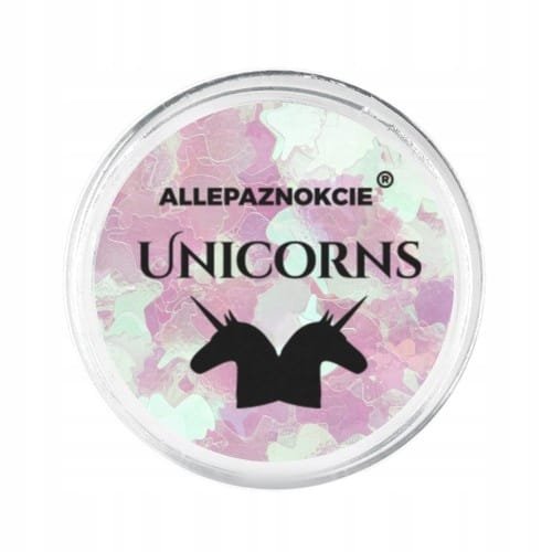 OzDoba Do Paznokci Holo Unicorn - Nr 1 Blue Pink