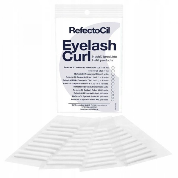 Zestaw wałeczków do trwałej na rzęsy Refectocil Eyelash Curl L 36 szt.