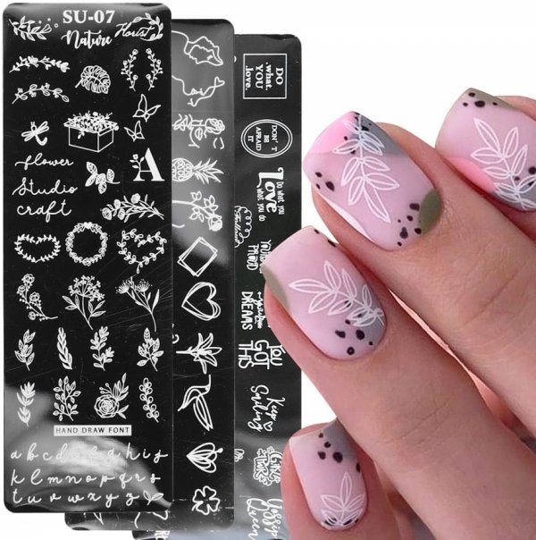 Blaszka do stempelków SU-07 12 x 4 cm