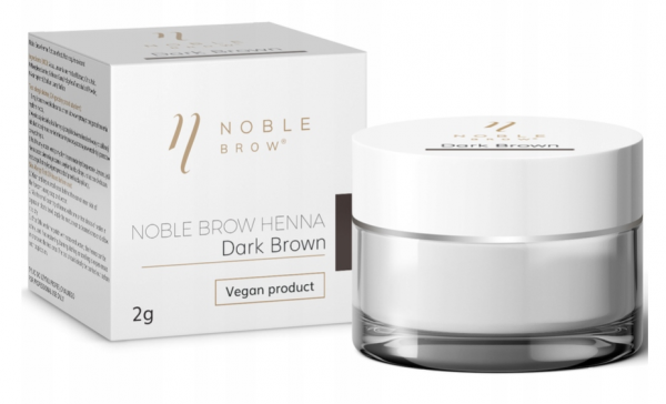 Henna pudrowa do brwi Noble Dark Brown