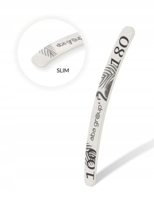 Aba Group Pilnik do paznokci BANAN SLIM 100/180 1szt STANDARD