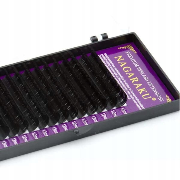 Rzęsy Nagaraku Mink C 0,07 14 mm 16 pasków czarne