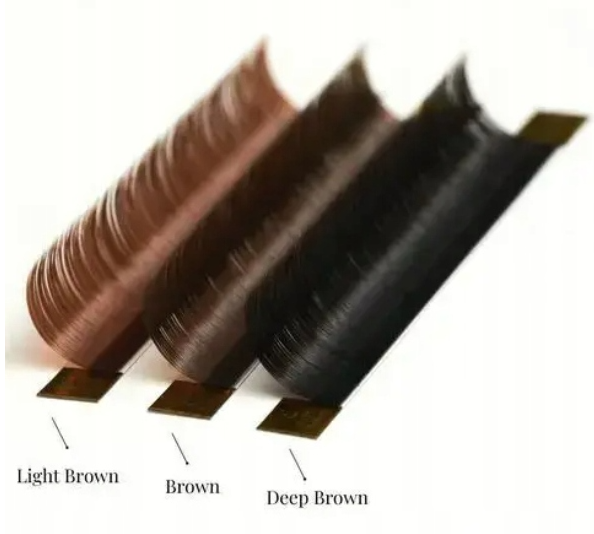 Rzęsy Wave Brown - BROWN C 0,07 8mm