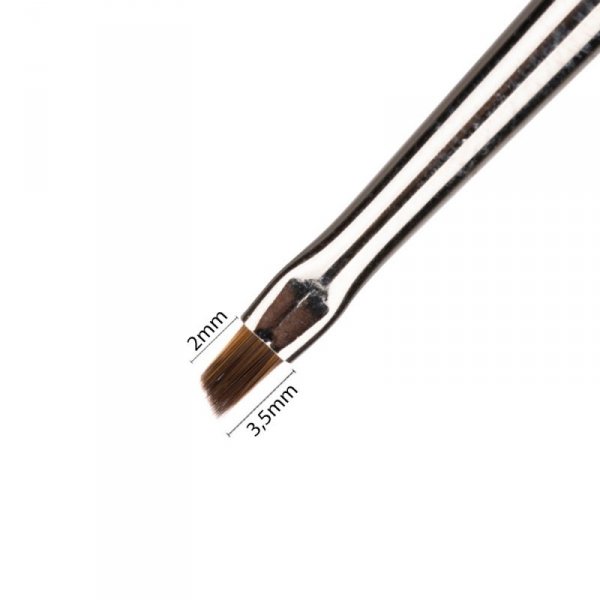 Pędzelek do zdobień farb akrylowych żelu paint żelu One Stroke długość włosia 2/3,5mm 4U Monika Mielniczuk