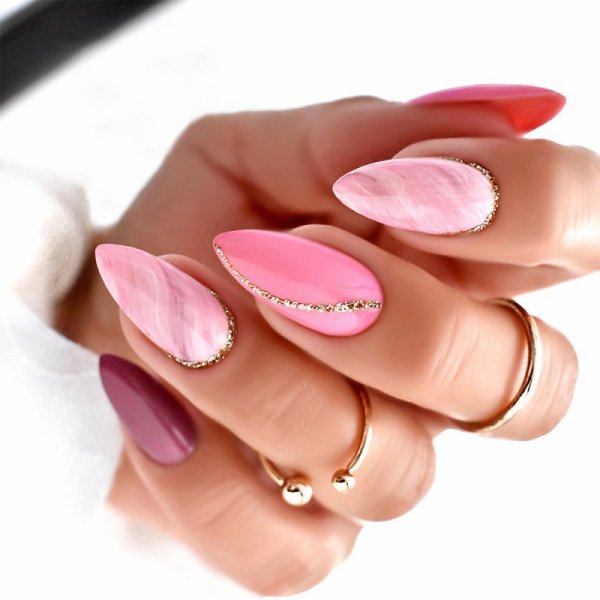 Żel do zdobień Artistic Gel paint gel ombre ornamenty Allepaznokcie Be on Trend Fragile Pink HEMA /Di-HEMA free 5g Nr 41