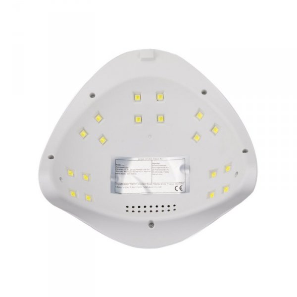 Lampa do paznokci dual UV/LED AlleLux X3 do lakierów hybrydowych żeli i akrylożeli z zasilaczem i kablem USB 54W biała