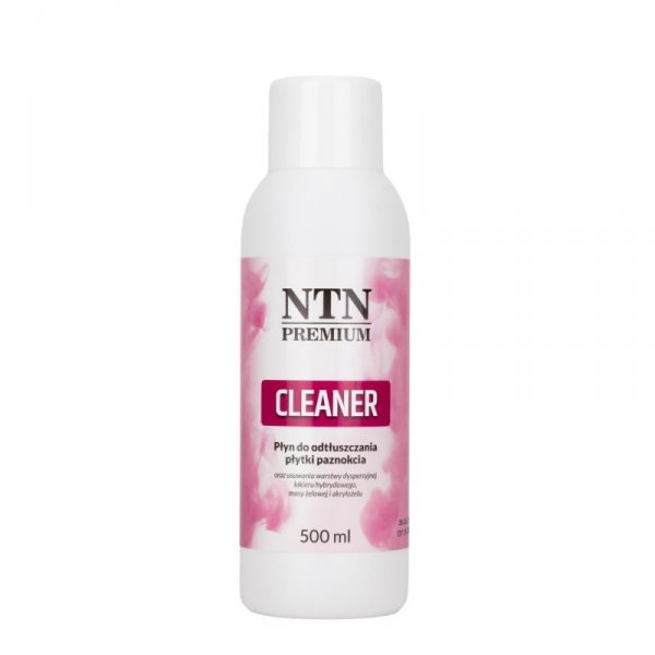 Cleaner NTN Premium płyn do odtłuszczania płytki paznokcia 500ml IPA