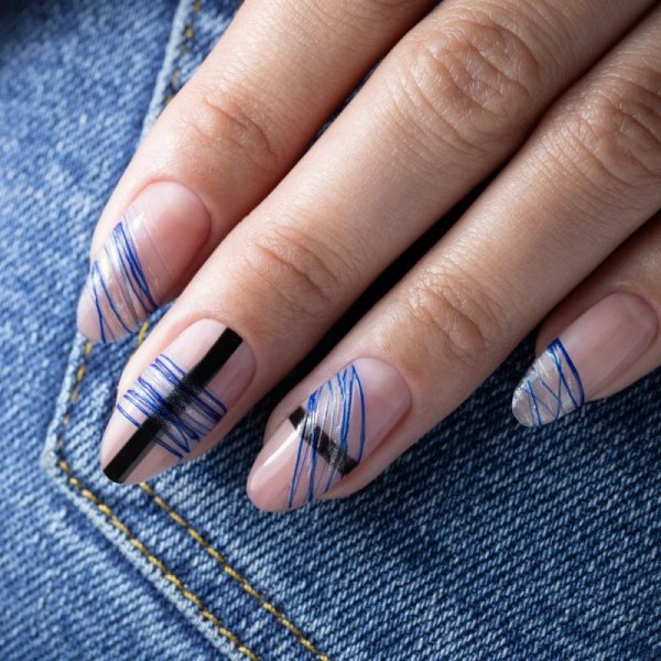 Żel do zdobień Spider Gel Allepaznokcie niebieski blue 3ml