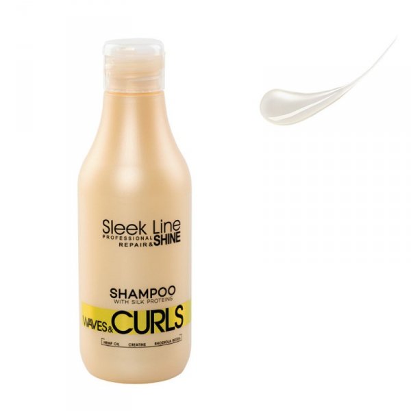 Szampon do włosów kręconych Stapiz Sleek Line Waves&amp;Curls 300ml