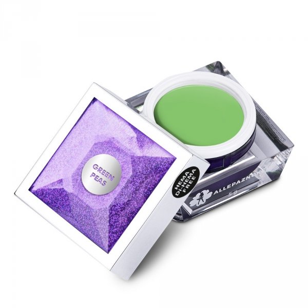 Żel do zdobień Artistic Gel paint gel ombre ornamenty Allepaznokcie Art Green Peas HEMA /Di-HEMA free 5g Nr 24