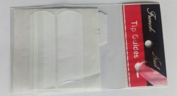 Samoprzylepne paski naklejki do french manicure Nr 12