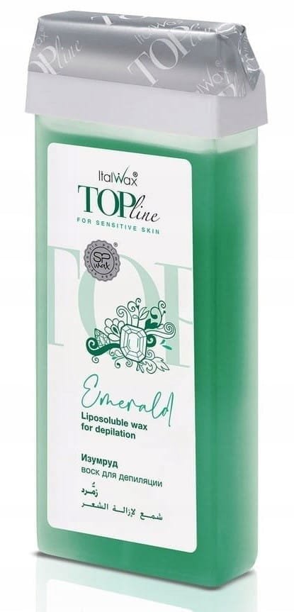 ITALWAX wosk w rolce sensitive TOP LINE 100 ml EMERALD