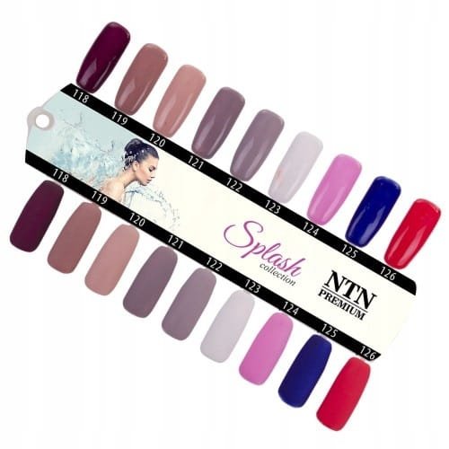 Lakier hybrydowy NTN Premium 5G Splash Nr 121