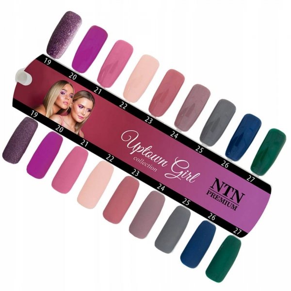 Lakier hybrydowy NTN Premium Uptown Girl Collection fioletowy 5g Nr 19