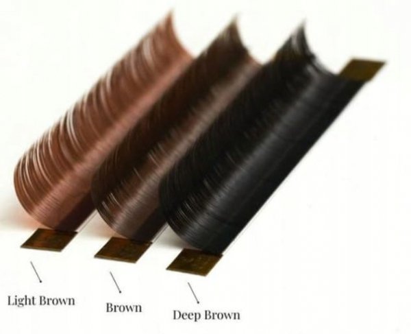 Rzęsy Noble Lashes Wave Brown C 0,07 11mm Deep Brown