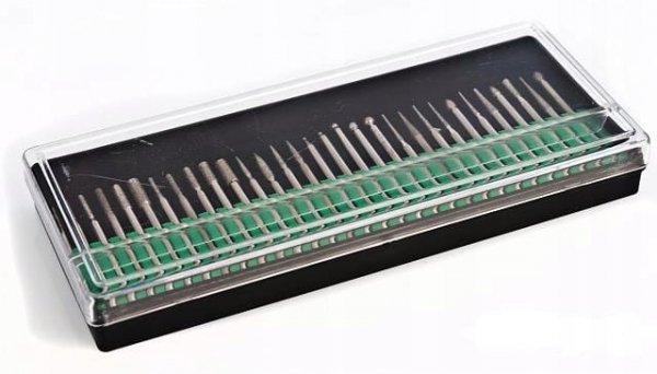 Frezy Diamentowe Zestaw 30 szt.