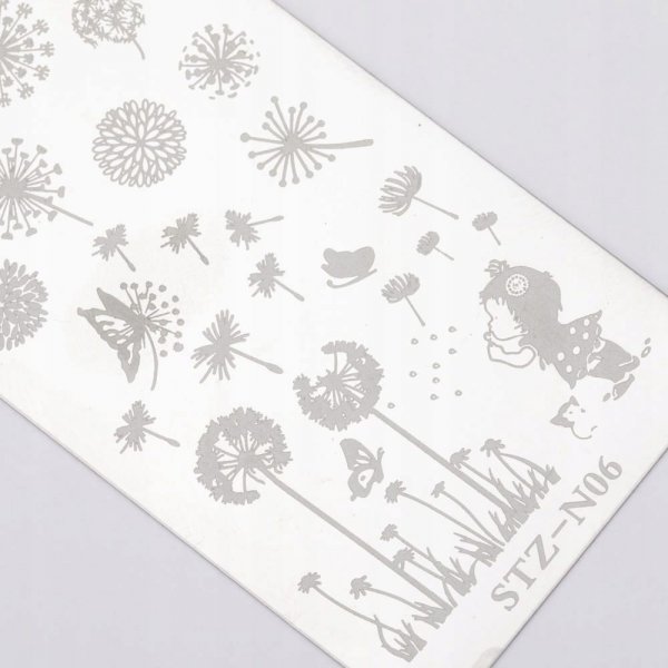 Blaszka ze wzorkami do stempli Wonderland STZ-N06