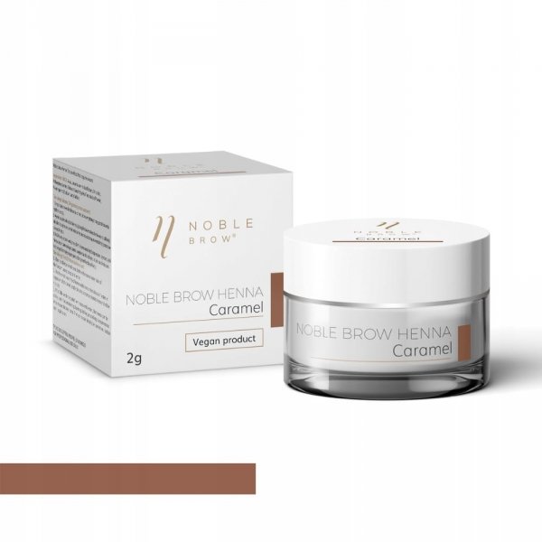Henna do brwi pudrowa Noble Lashes Caramel 2 g