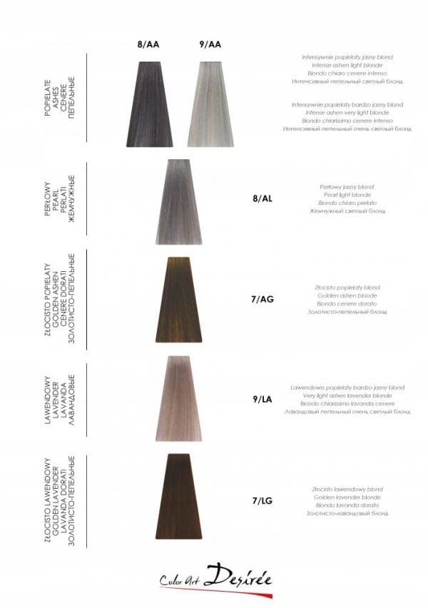 STAPIZ Color Art Desiree Toner do włosów 8/AL Perłowy jasny blond 100ml