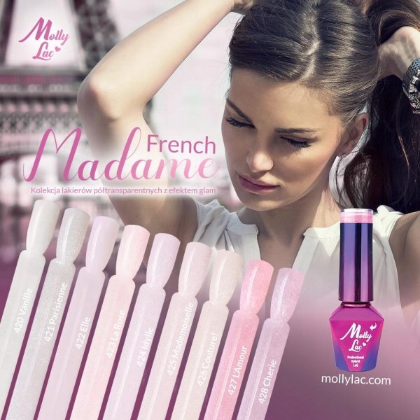 MOLLY LAC LAKIER HYBRYDOWY 10ML MADAME Nr 420