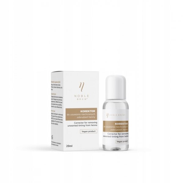 Noble Brow 20 ml korektor do usuwania henny