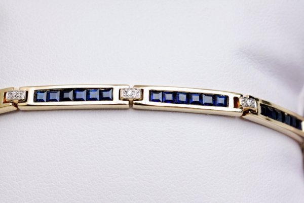 Bransoleta Złoto Diament BZD4585