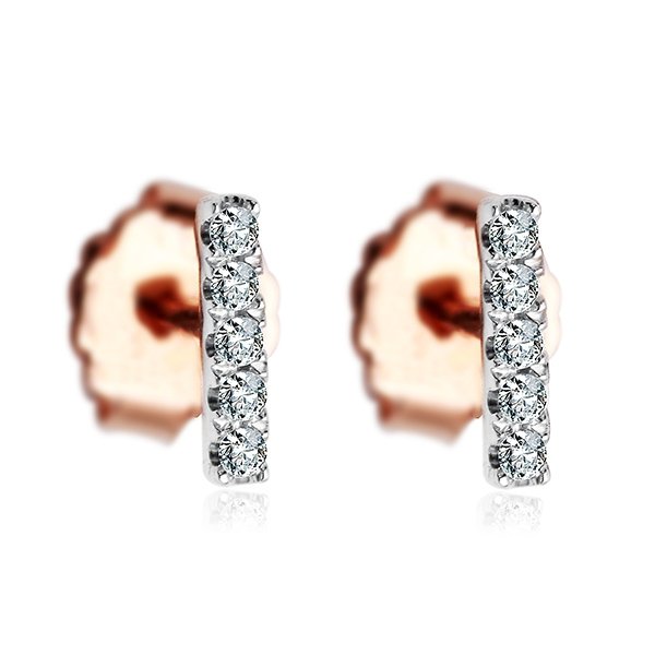 Kolczyki Złoto Diament KRD2005