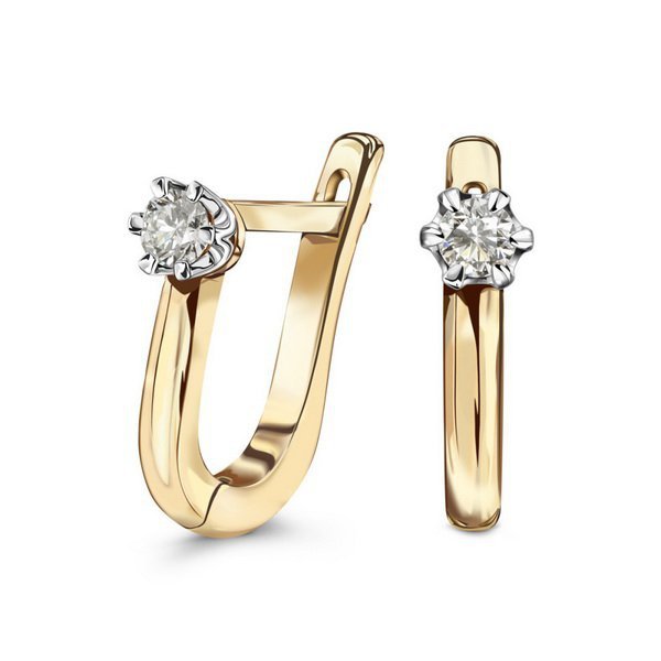 Kolczyki Złoto Diament KZD2187