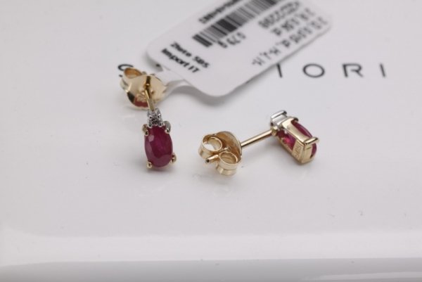 Kolczyki Złoto Diament KZD2298