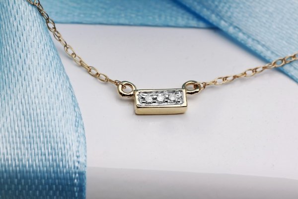 Naszyjnik Złoto Diament NZD4761