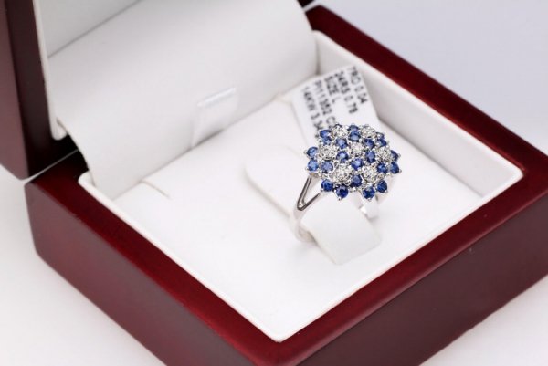 Pierścionek Złoto Diament PBD1600