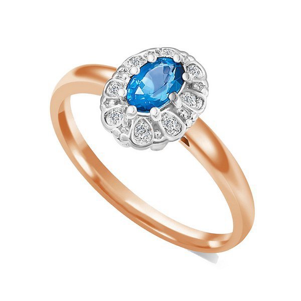 Pierścionek Złoto Diament PRS0100